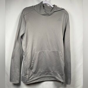 Adidas Light Grey Hoodie L